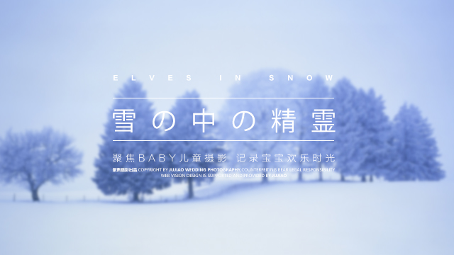 雪中的精灵